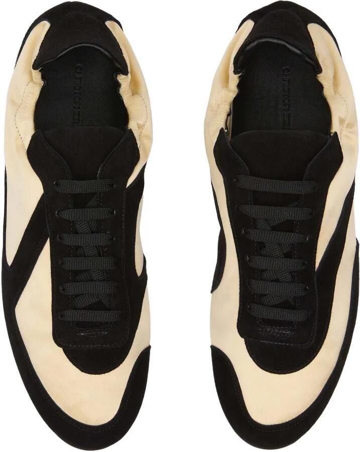 Christopher Esber Roadie satijnen low-top sneakers met vlakken Beige - Foto 4