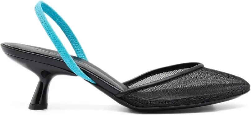 Christopher Esber Rumi Vapour mesh pumps met hak Zwart