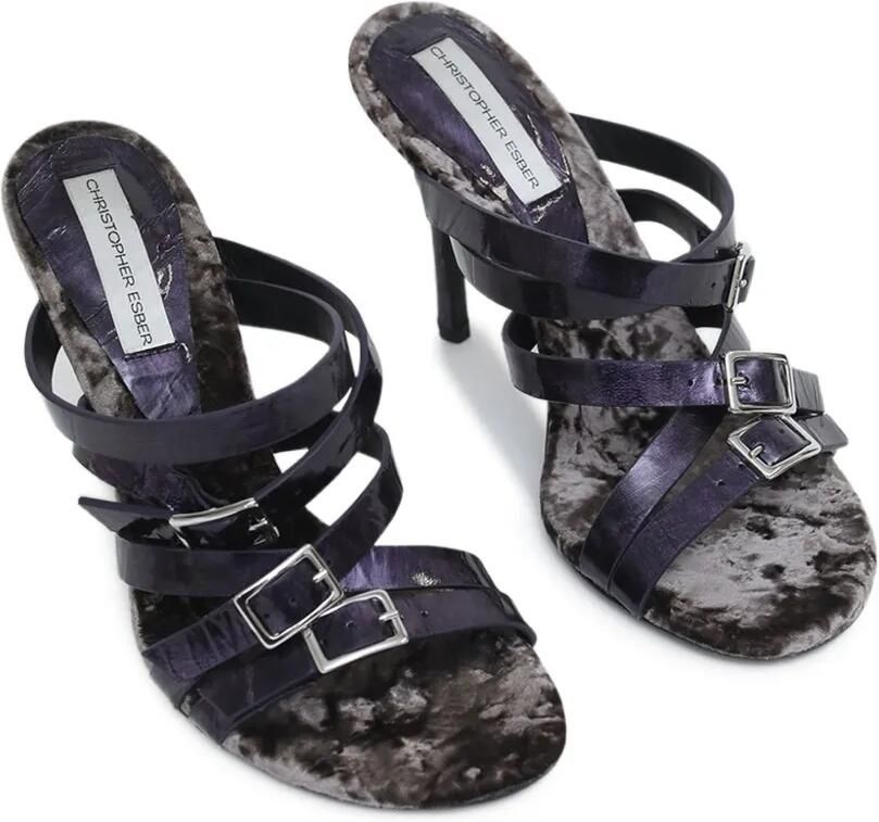 Christopher Esber Sandalen met gesp Paars - Foto 3