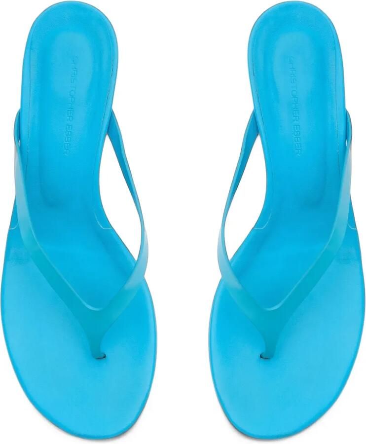 Christopher Esber Scala sandalen met sleehak Blauw - Foto 2