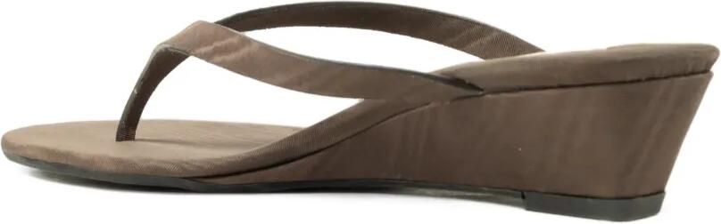 Christopher Esber Scala thong-strap wedge sandals Bruin - Foto 3