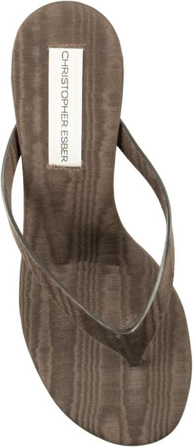 Christopher Esber Scala thong-strap wedge sandals Bruin - Foto 2