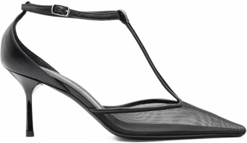 Christopher Esber T-Bar Vapour pumps met hak Zwart