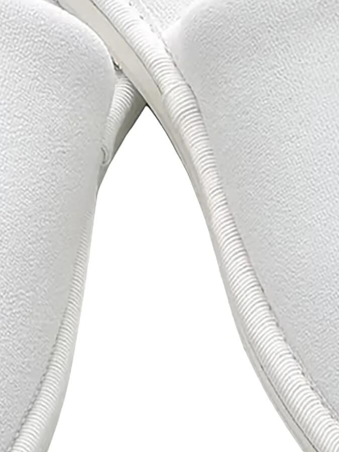Chrome Hearts Hotel embroidered slippers Wit