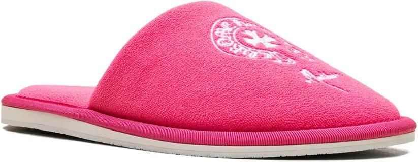 Chrome Hearts Hotel "Malibu Exclusive" slippers Roze - Foto 2