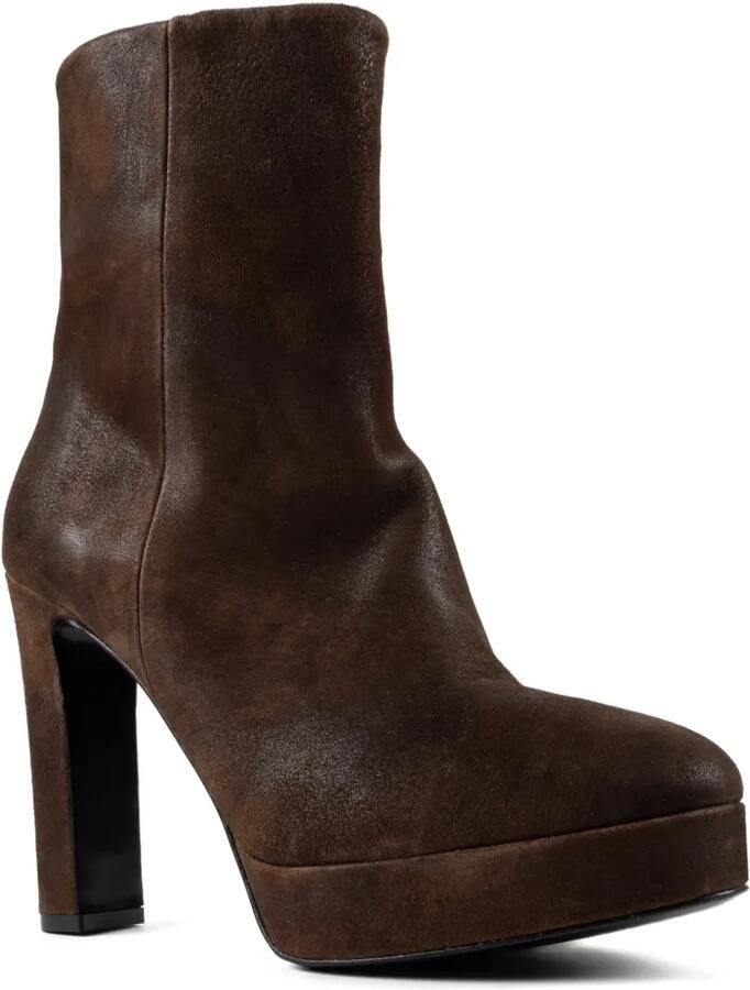 CHUCKIES platform ankle boots Bruin - Foto 2