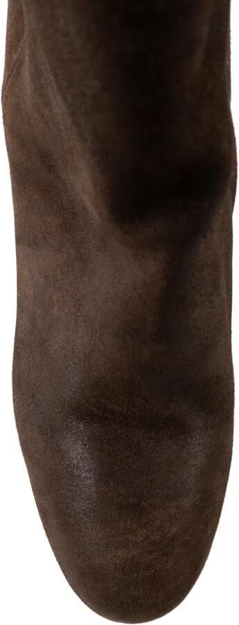 CHUCKIES platform ankle boots Bruin - Foto 4