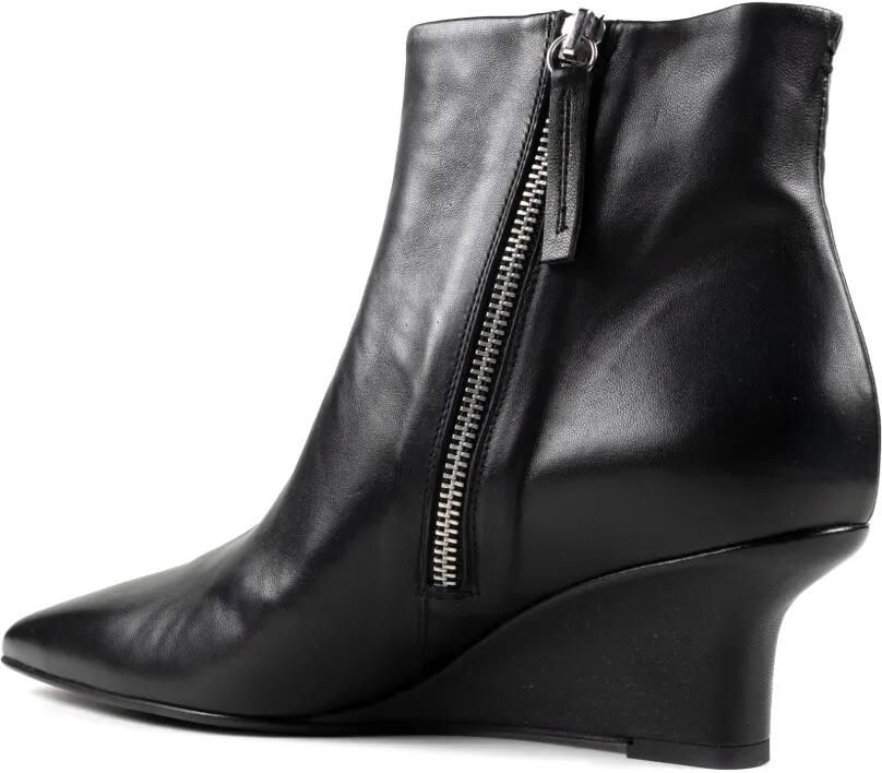 CHUCKIES pointed-toe wedge ankle boots Zwart - Foto 2