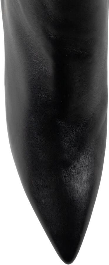 CHUCKIES pointed-toe wedge ankle boots Zwart - Foto 4