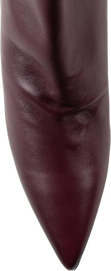 CHUCKIES pointed-toe zip-fastening boots Rood - Foto 4