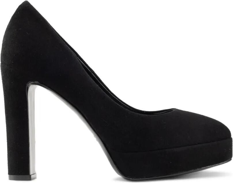 CHUCKIES Pumps met hoge blokhak en plateauzool Zwart
