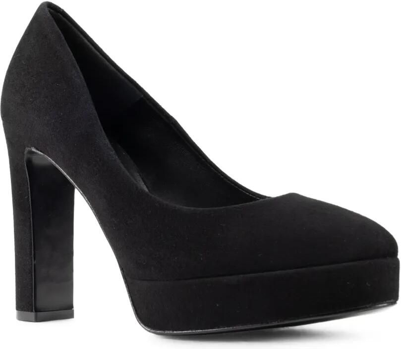 CHUCKIES Pumps met hoge blokhak en plateauzool Zwart - Foto 3