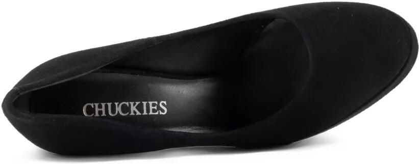 CHUCKIES Pumps met hoge blokhak en plateauzool Zwart - Foto 4