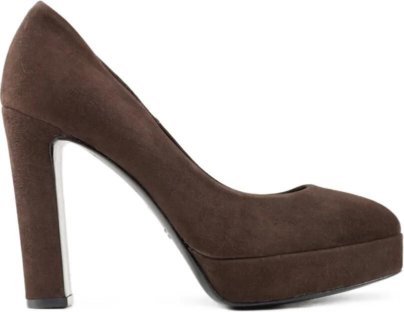 CHUCKIES Pumps met plateauzool Bruin