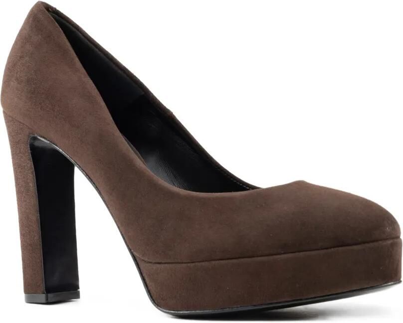CHUCKIES Pumps met plateauzool Bruin - Foto 3