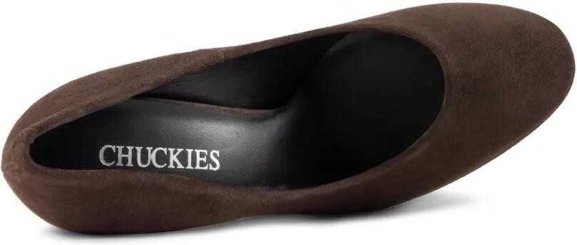 CHUCKIES Pumps met plateauzool Bruin - Foto 4
