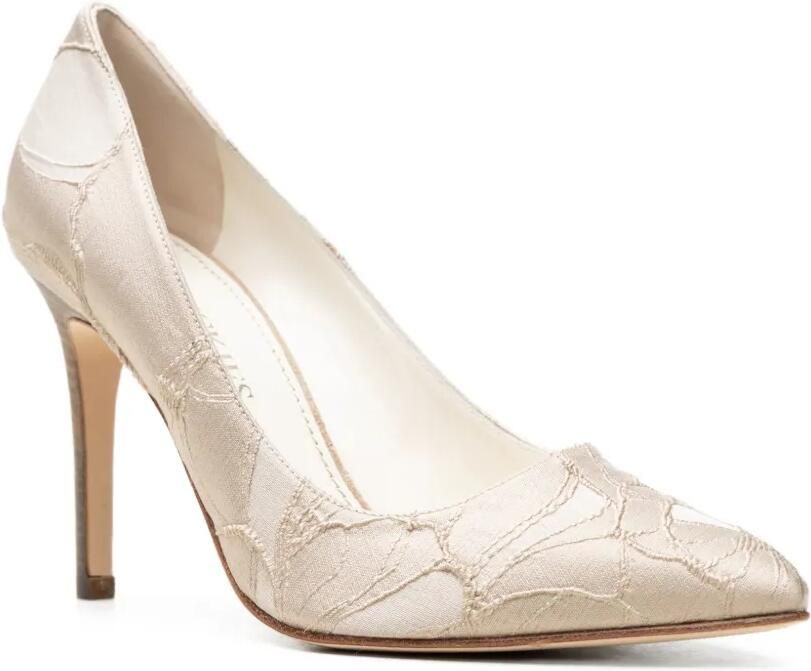 CHUCKIES Pumps met puntige neus Beige - Foto 3
