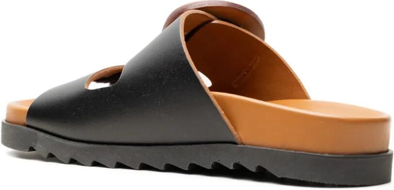 CHUCKIES Sandalen met klittenband en gespdetail Zwart - Foto 3
