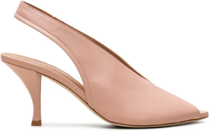 CHUCKIES Slingback pumps met open neus Roze