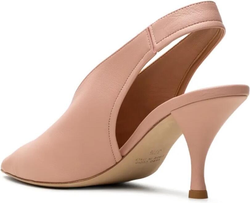 CHUCKIES Slingback pumps met open neus Roze - Foto 2