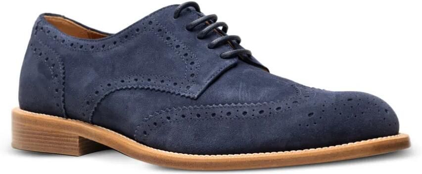 CHUCKIES Suède brogues Blauw - Foto 3