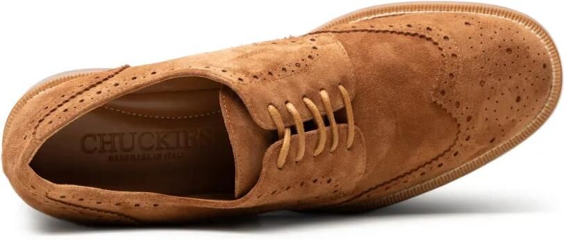 CHUCKIES Suède brogues Bruin - Foto 4