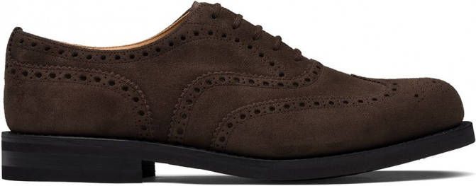 Church's Amersham LW suède Oxford brogues Bruin