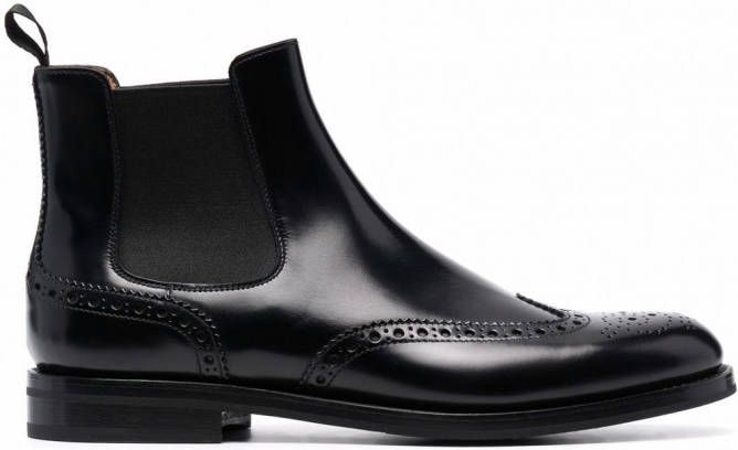 Church's Charlie enkellaarzen met brogue detail Zwart