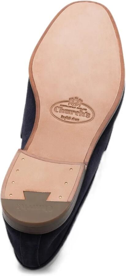 Church's almond-toe suede loafers Blauw - Foto 4