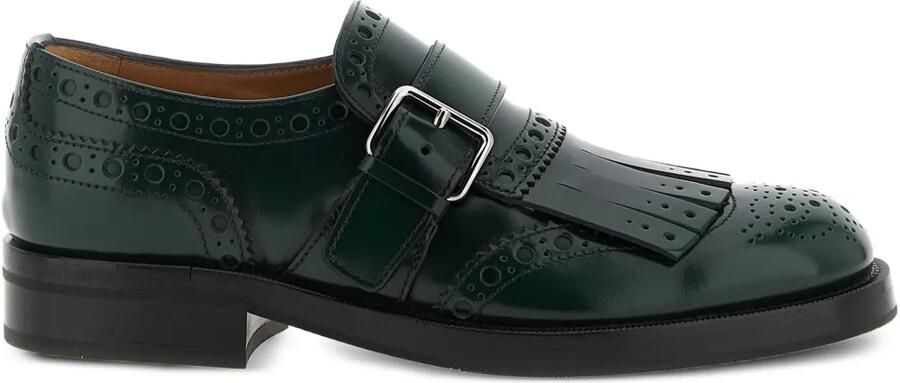 Church's Brogue gespschoen met franje Groen