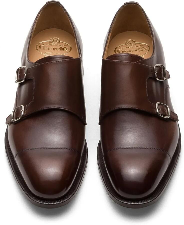Church's Cowes leren gespschoenen Bruin