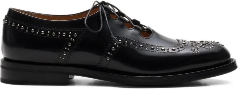 Church's Ghillie veterschoenen met studs Zwart