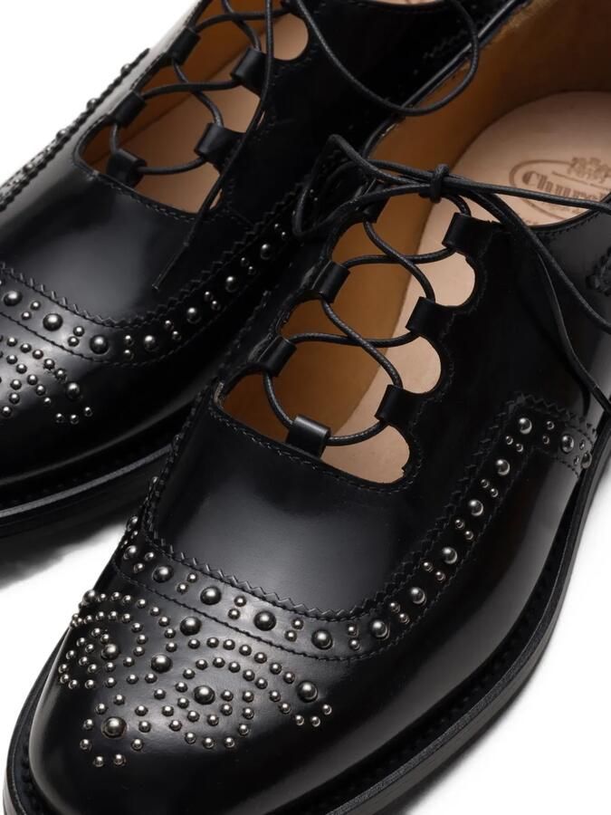 Church's Ghillie veterschoenen met studs Zwart - Foto 3