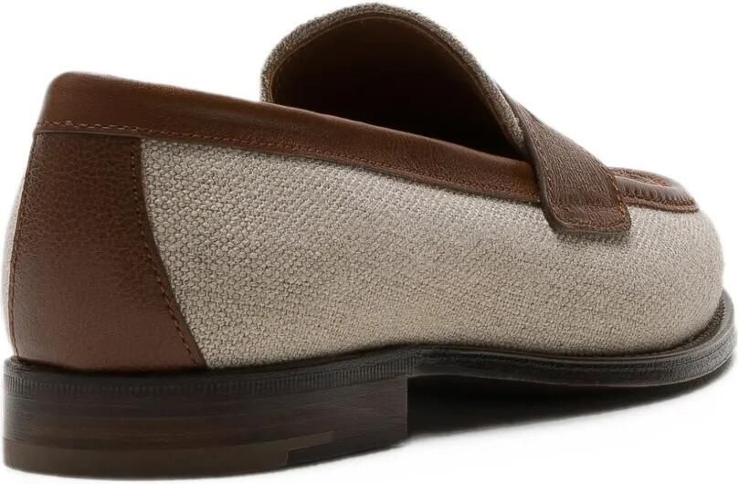Church's Heswall leather-trim loafers Beige - Foto 5
