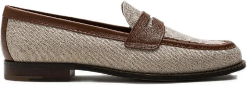Church's Heswall leather-trim loafers Beige