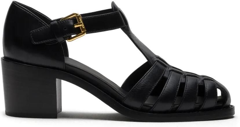 Church's Kelsey leren sandalen Zwart