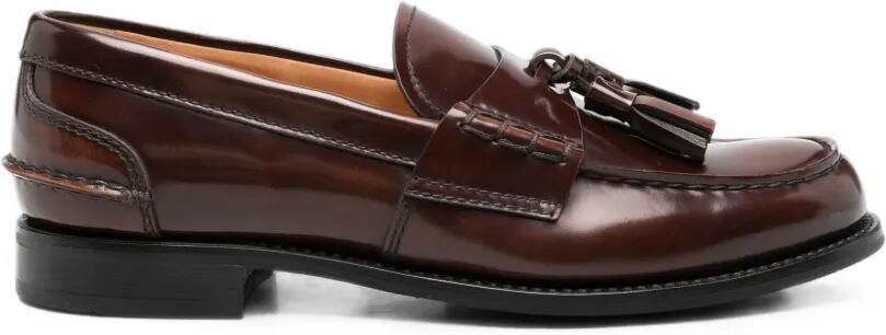 Church's Leren loafers met kwastjes Bruin