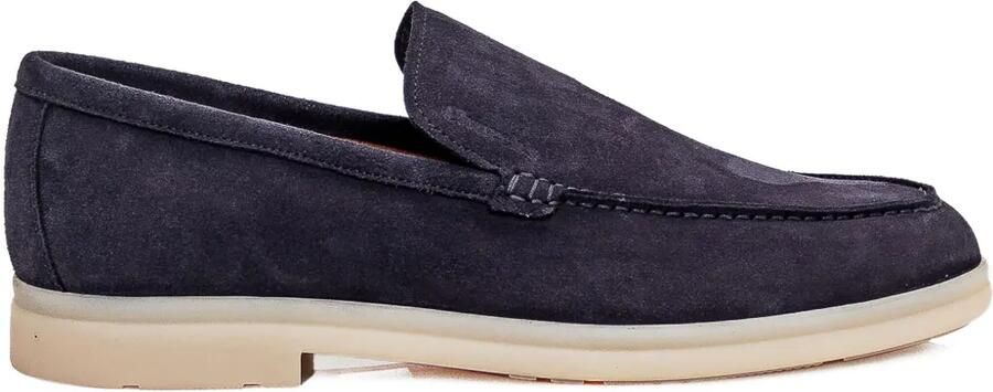 Church's Leren loafers met stiksel Blauw