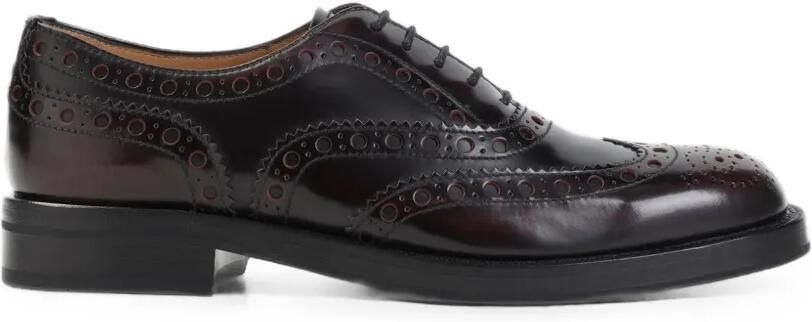 Church's Leren Oxford-schoenen met brogue-detail Bruin
