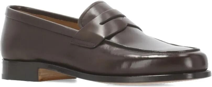 Church's Leren penny loafers Bruin