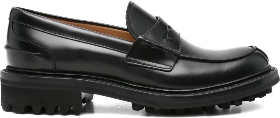 Church's Leren penny loafers Zwart