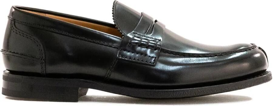 Church's Leren penny loafers Zwart