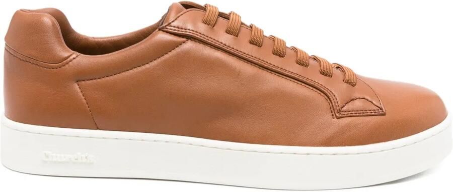 Church's Leren sneakers met elastisch kant Bruin