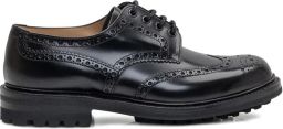 Church's Leren Wingtip veterschoenen Zwart