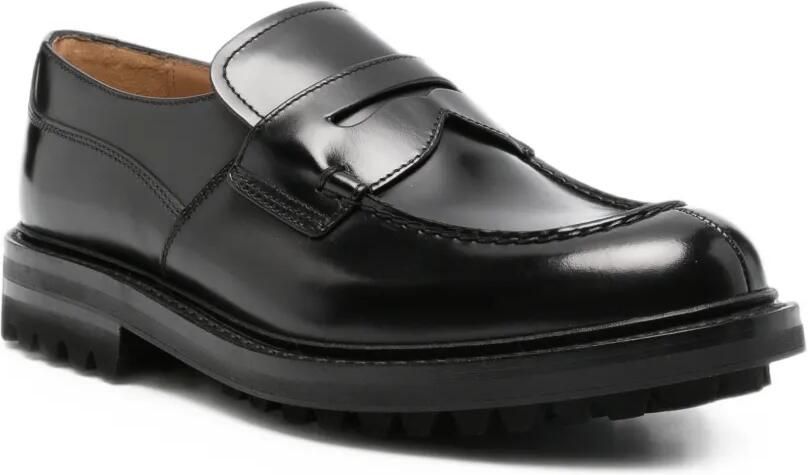 Church's Loafers met chunky zool en penny slot Zwart - Foto 3
