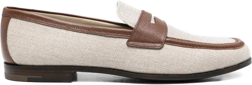 Church's Loafers met leren afwerking en vlakken Beige