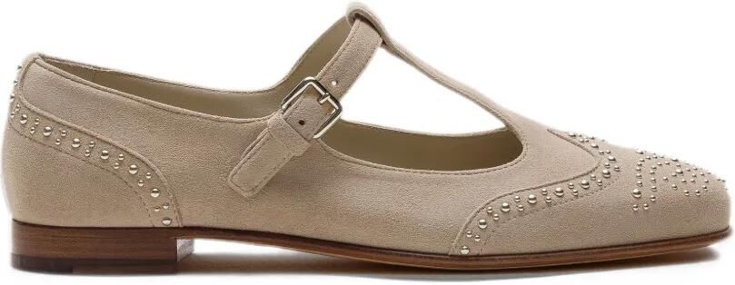 Church's Opal Met suede Mary Jane ballet flats Beige