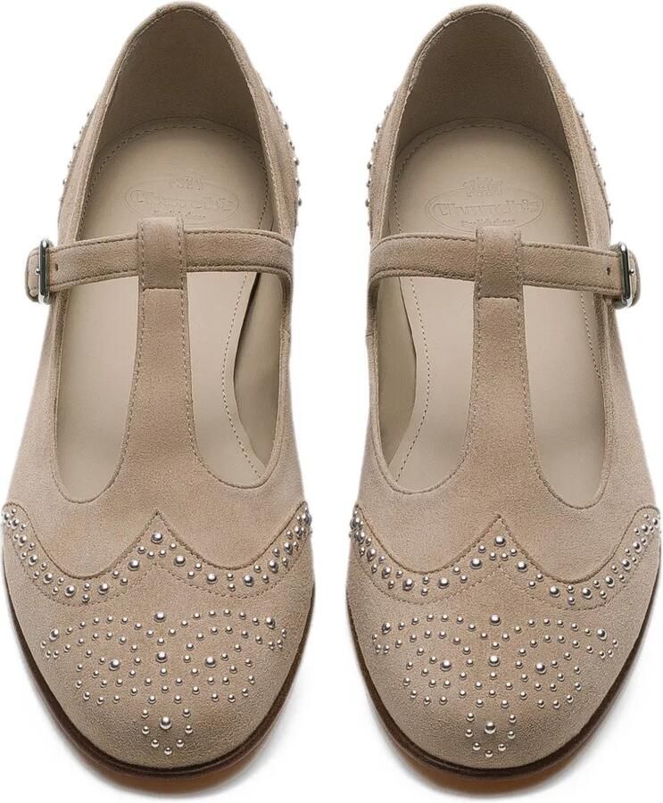 Church's Opal Met suede Mary Jane ballet flats Beige - Foto 2