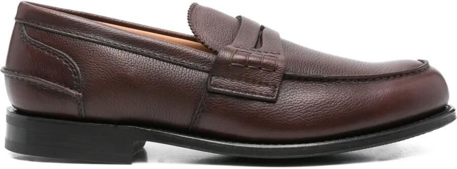 Church's Pembrey leren penny loafers Bruin