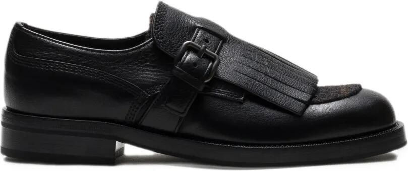 Church's Piper fringe-detail monk-strap shoes Zwart